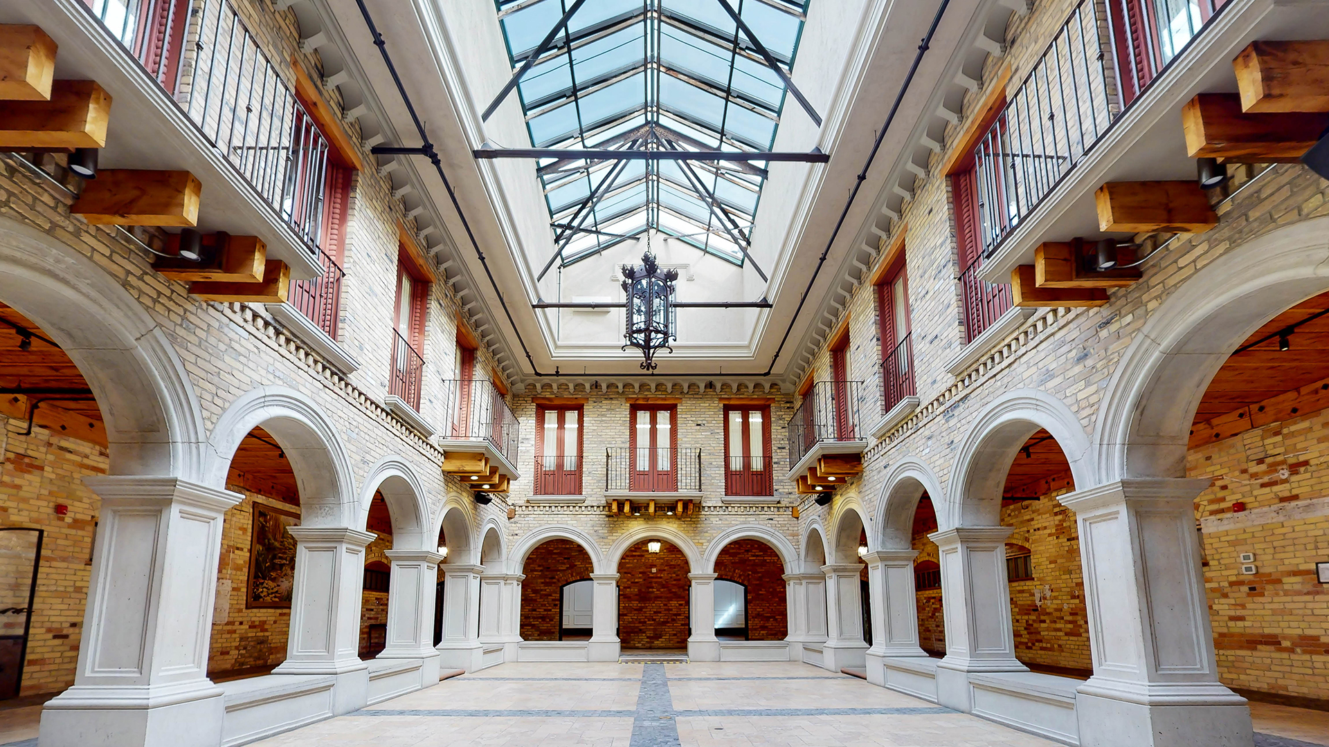 inner courtyard